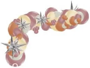 Illustration of a deluxe organic garland